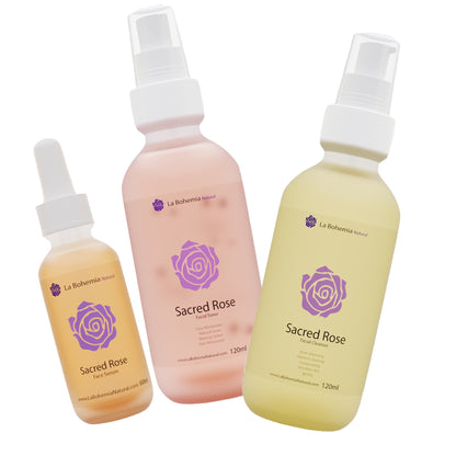 Sacred Rose Face Care Trio