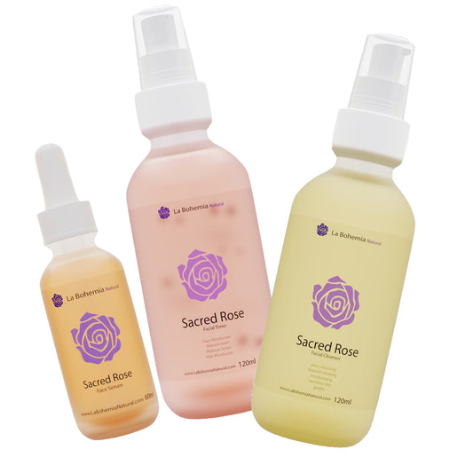 Sacred Rose Face Care Trio