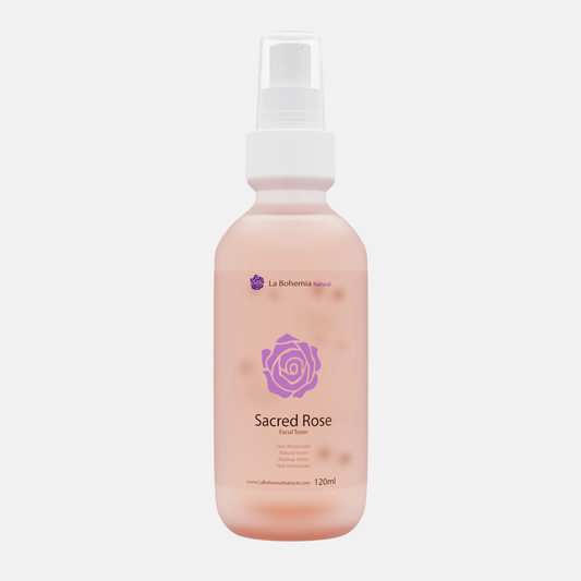 Sacred Rose Face Moisturizer Organic Bulgarian Toner Rosewater