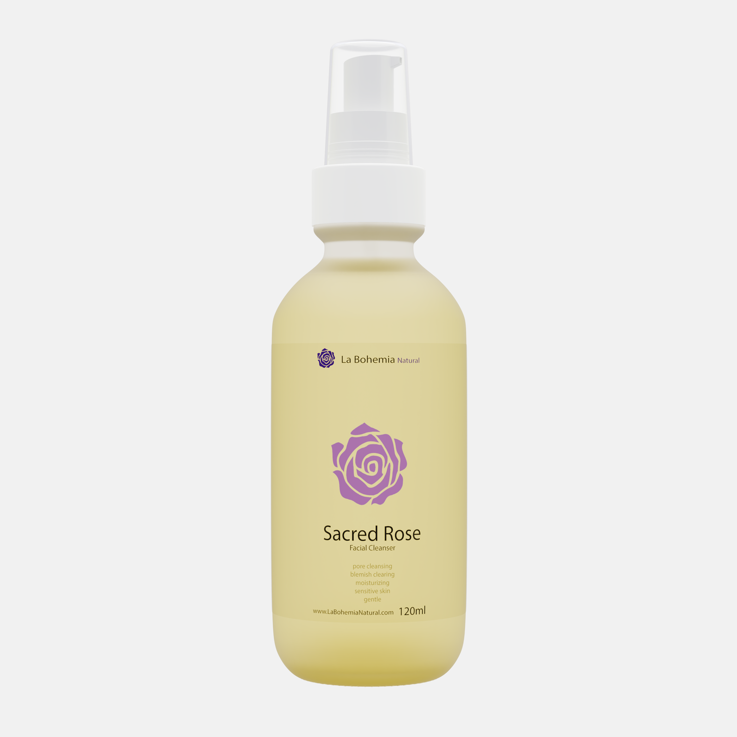 Sacred Rose Facial Cleanser and Makeup Remover