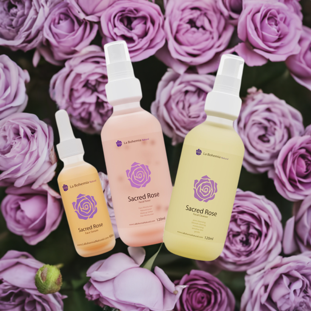 Sacred Rose Face Care Trio